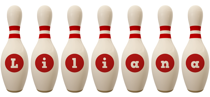 Liliana bowling-pin logo