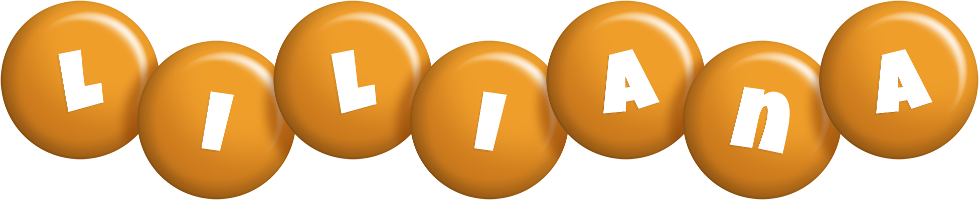 Liliana candy-orange logo