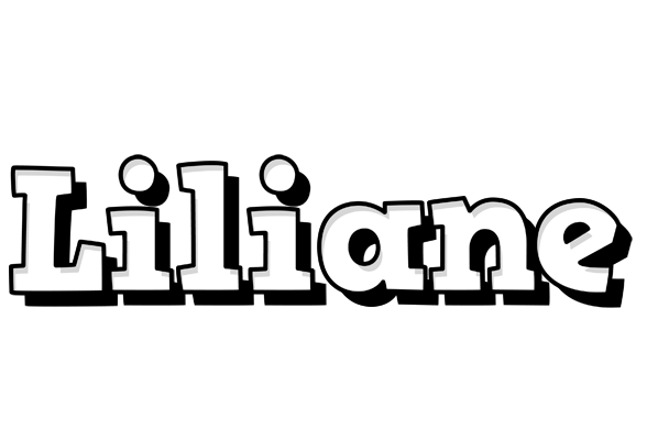 Liliane snowing logo