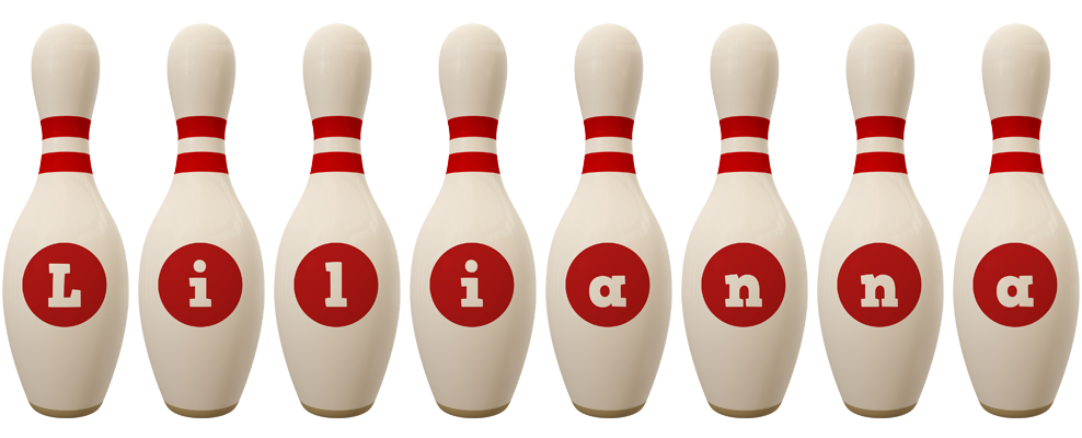 Lilianna bowling-pin logo