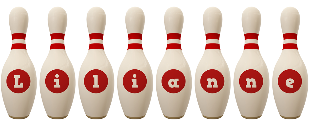 Lilianne bowling-pin logo