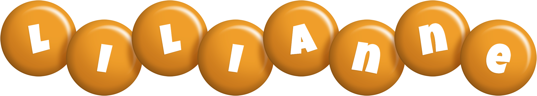 Lilianne candy-orange logo