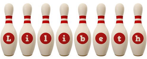 Lilibeth bowling-pin logo