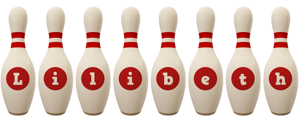 Lilibeth bowling-pin logo