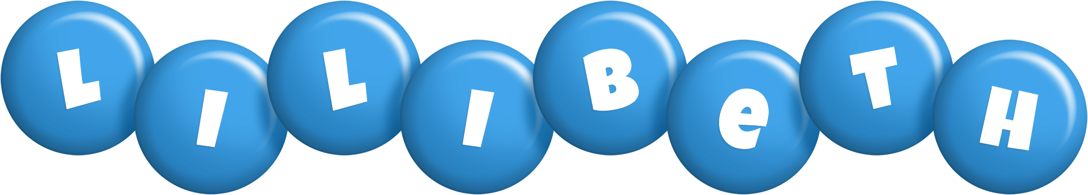 Lilibeth candy-blue logo