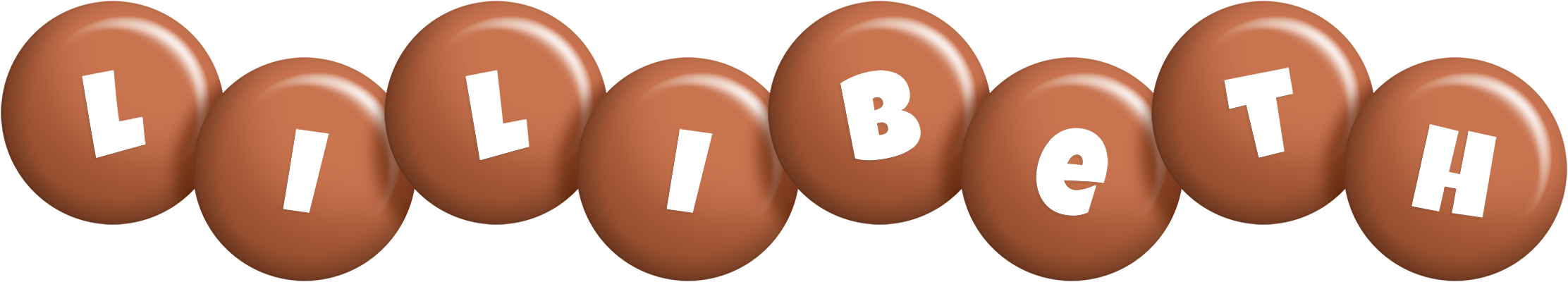 Lilibeth candy-brown logo