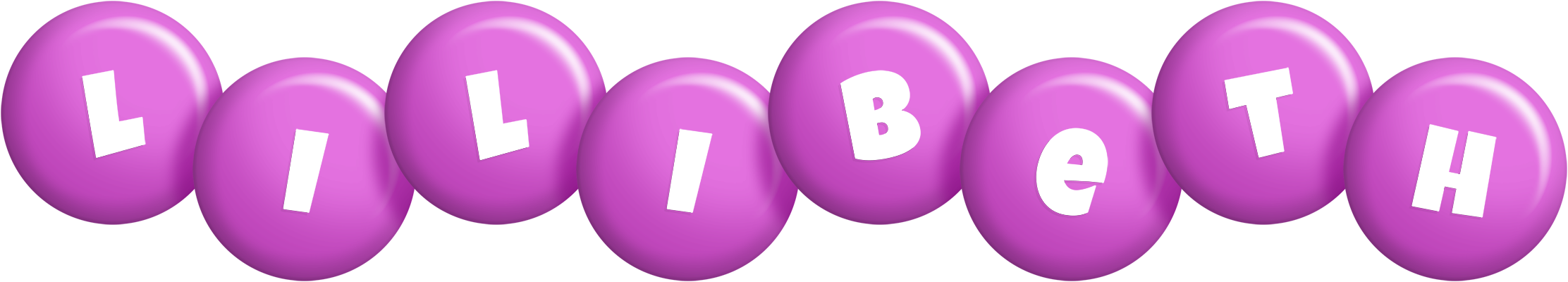 Lilibeth candy-purple logo