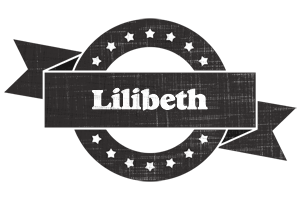 Lilibeth grunge logo