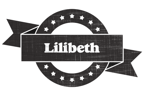 Lilibeth grunge logo