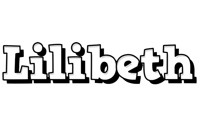 Lilibeth snowing logo