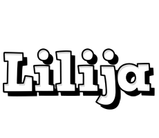 Lilija snowing logo