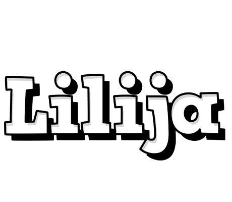 Lilija snowing logo