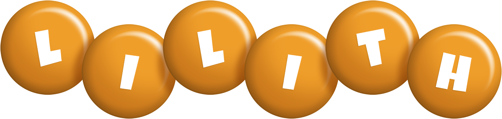 Lilith candy-orange logo