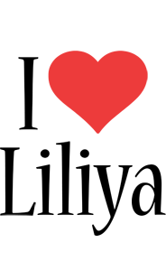 Liliya i-love logo