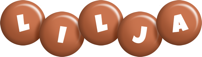 Lilja candy-brown logo