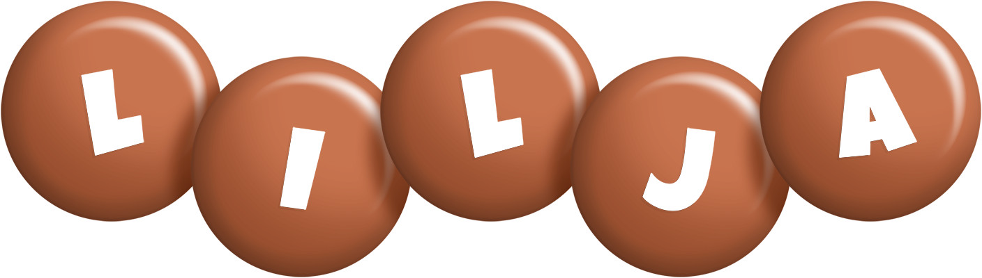 Lilja candy-brown logo