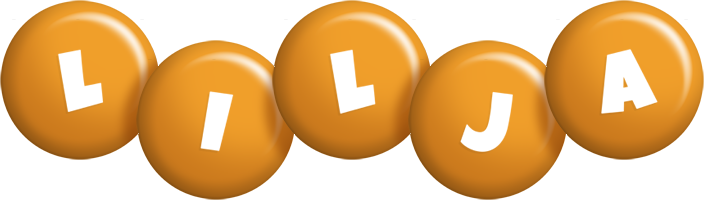 Lilja candy-orange logo