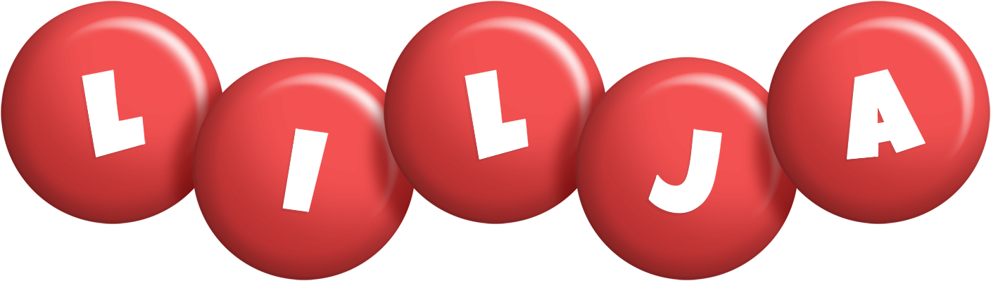 Lilja candy-red logo