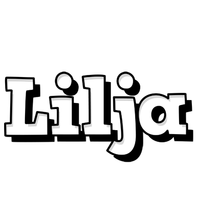 Lilja snowing logo