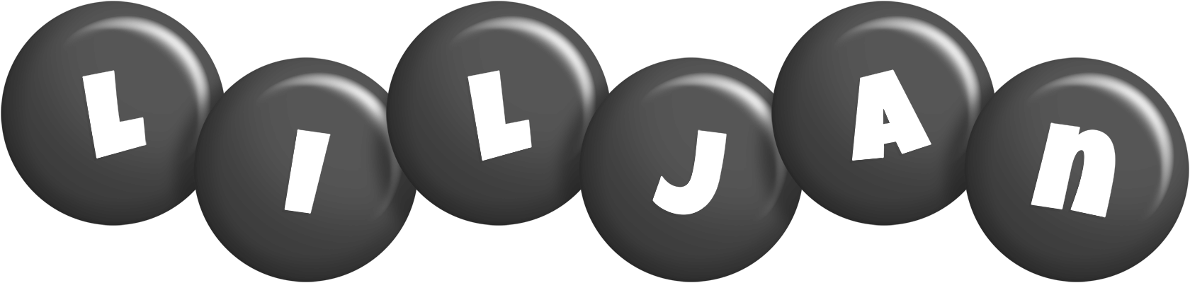 Liljan candy-black logo