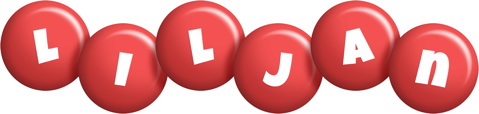 Liljan candy-red logo
