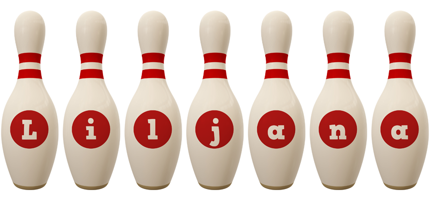 Liljana bowling-pin logo
