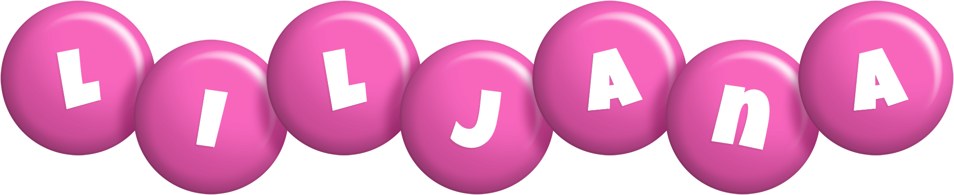 Liljana candy-pink logo
