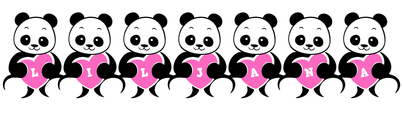 Liljana love-panda logo