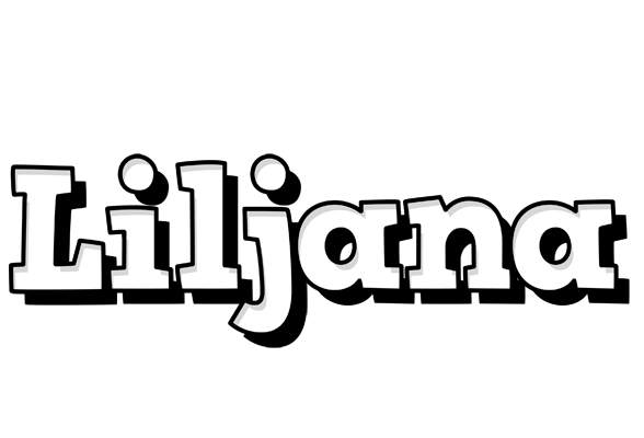 Liljana snowing logo