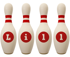 Lill bowling-pin logo