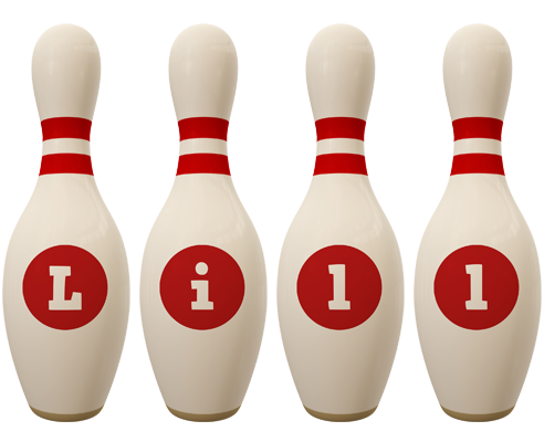 Lill bowling-pin logo