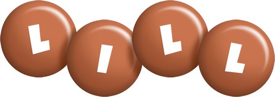 Lill candy-brown logo