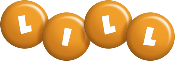 Lill candy-orange logo