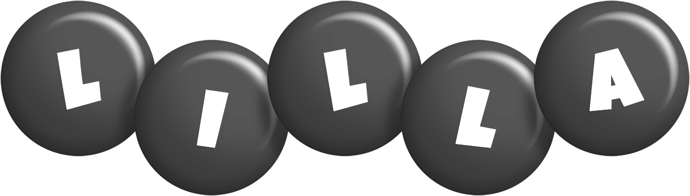 Lilla candy-black logo