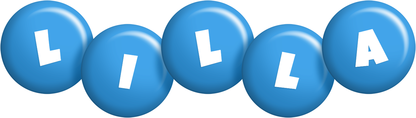 Lilla candy-blue logo