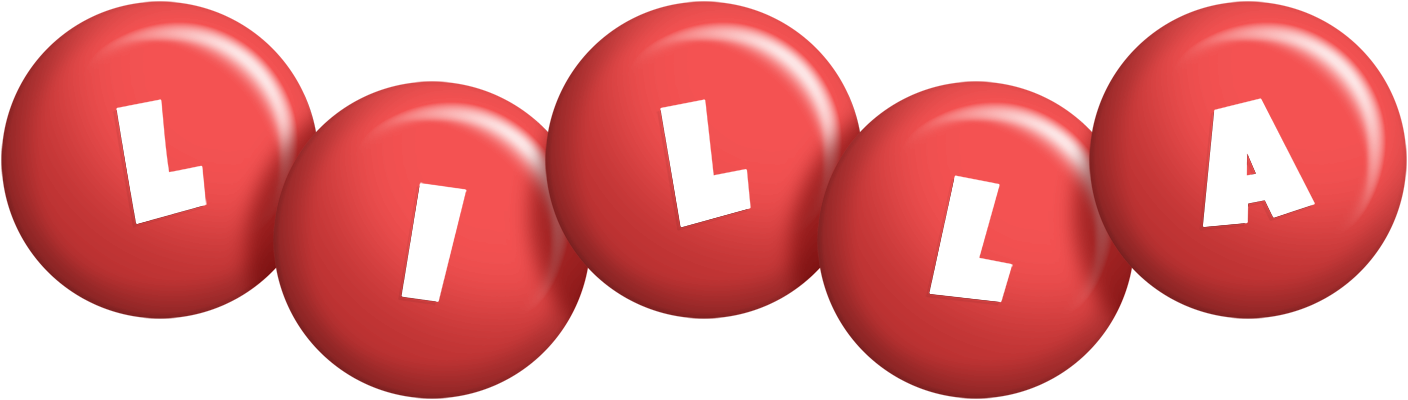 Lilla candy-red logo