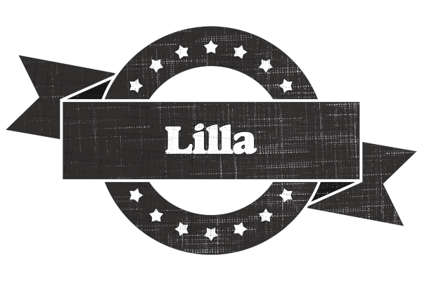 Lilla grunge logo