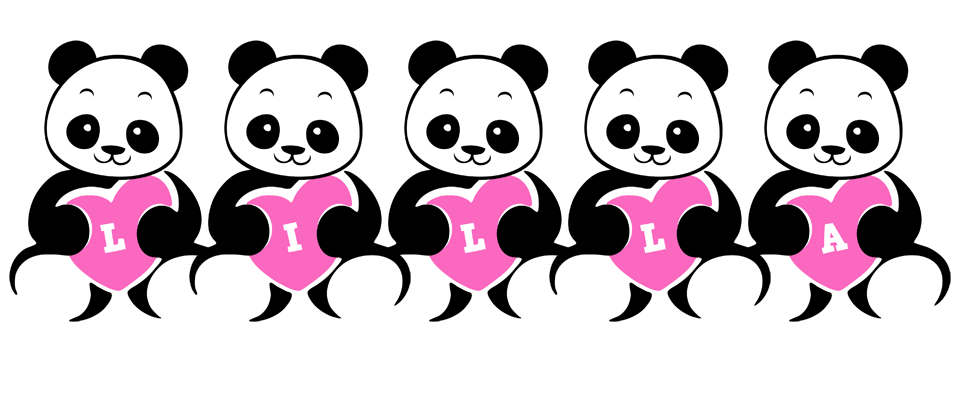 Lilla love-panda logo