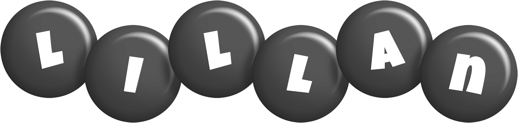 Lillan candy-black logo