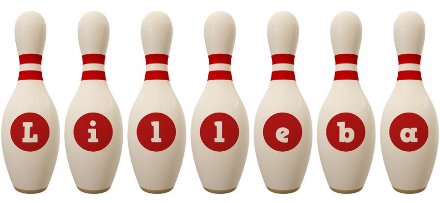 Lilleba bowling-pin logo