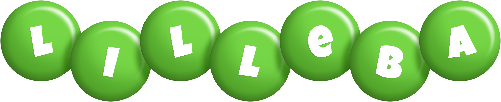 Lilleba candy-green logo