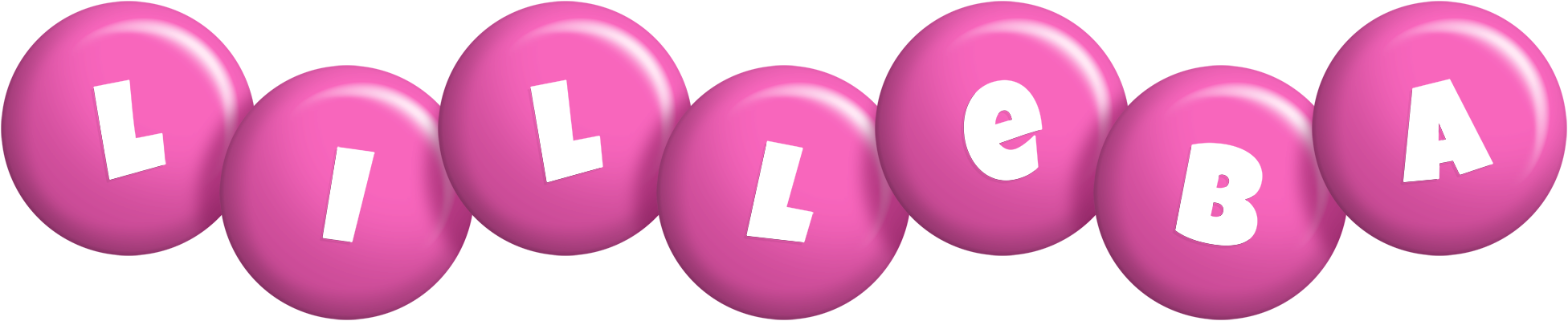 Lilleba candy-pink logo