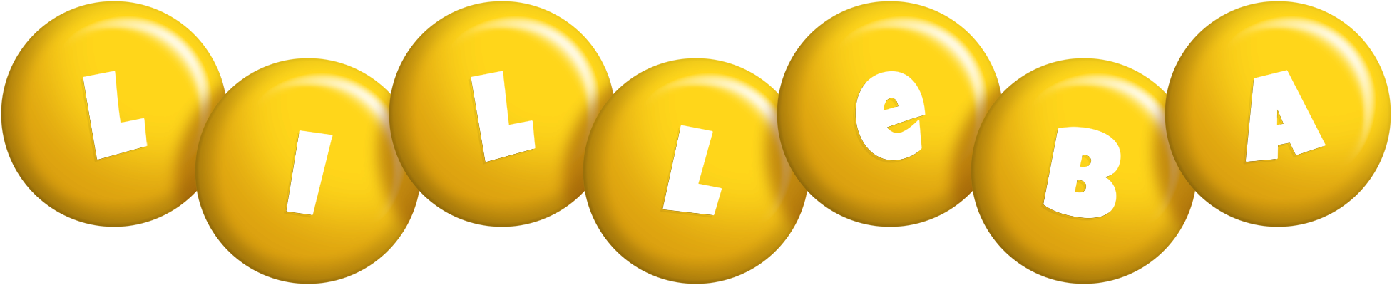 Lilleba candy-yellow logo