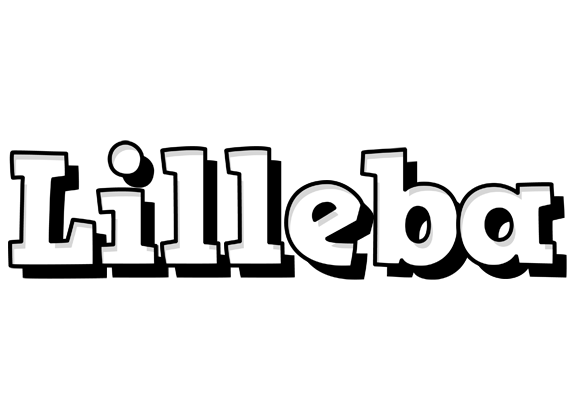 Lilleba snowing logo
