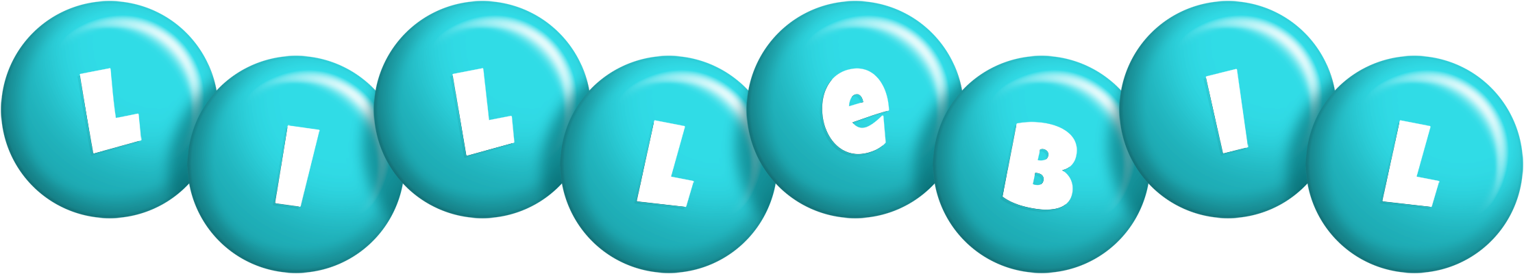 Lillebil candy-azur logo