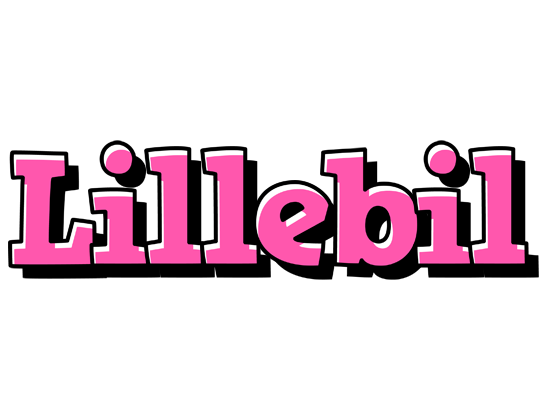 Lillebil girlish logo