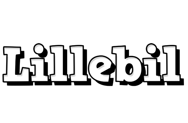 Lillebil snowing logo