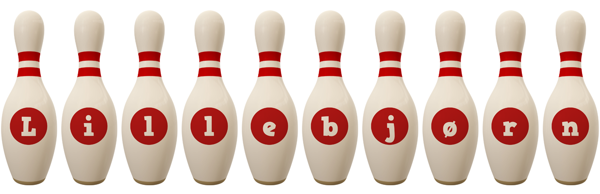 Lillebjørn bowling-pin logo