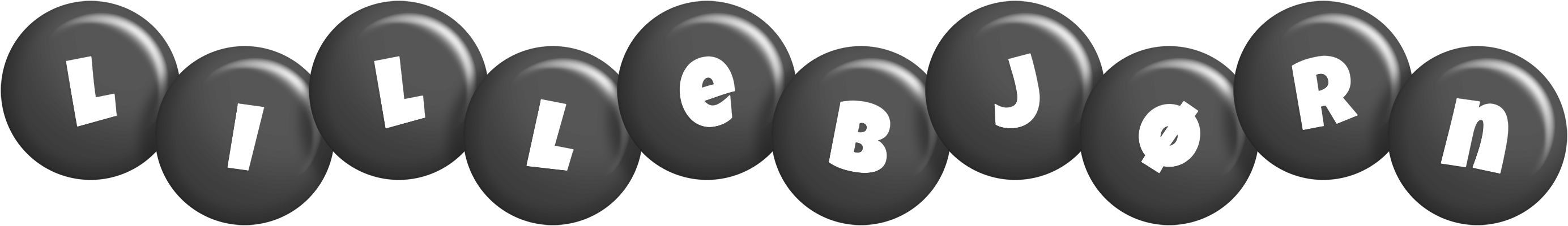 Lillebjørn candy-black logo