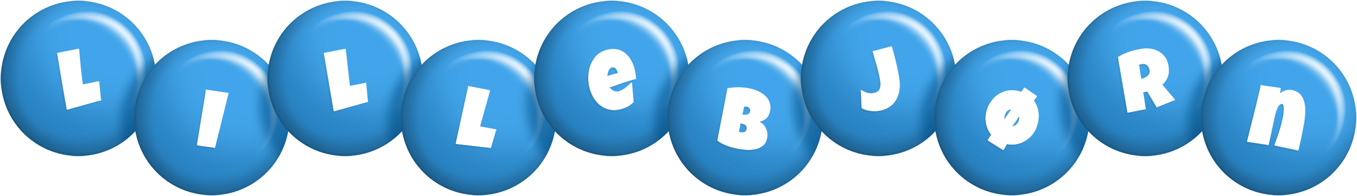 Lillebjørn candy-blue logo
